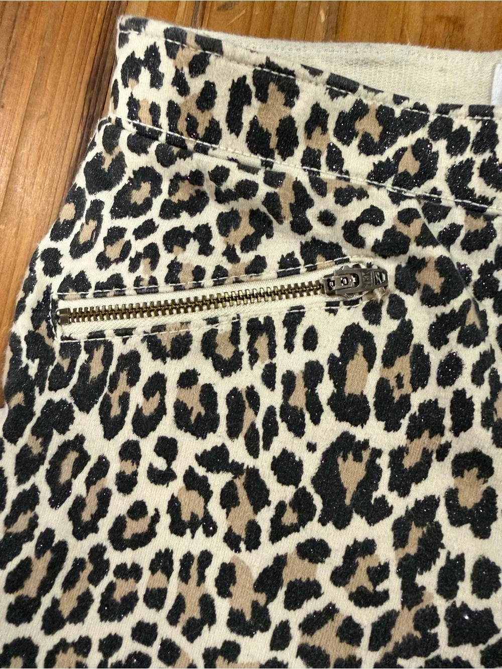 Place Leopard Print Leggings in Tan and Black